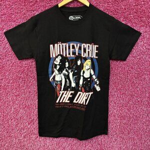 Motley Crue "The Dirt" Black T-Shirt Small